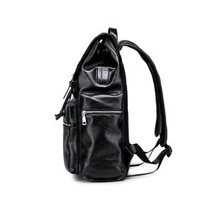 Wholesale 2024 Fashionable Full Black <b>Backpack</b> with Customized Logo High Quality & <b>Cheap</b> Price - Product Image 5