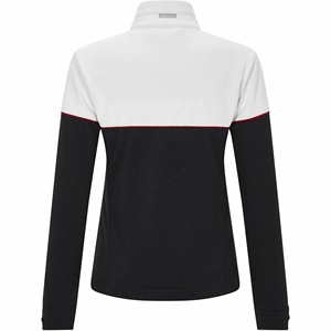 New Arrival High Quality Customized Design <b>Black</b> and <b>White</b> Softshell Breathable Women Jacket - Product Image 5