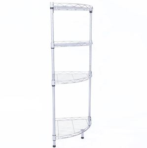 Silver gray metal classy <b>storage</b> shelving <b>rack</b> for home hotels and restaurant <b>kitchen</b> living room wholesale made in india 2023 - Product Image 1