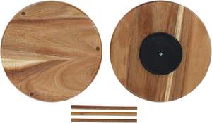 Plato redondo para servir-Bandeja para servir de 2 niveles para Postres, galletas, té, especias y bandeja para servir aperitivos - Product Image 5