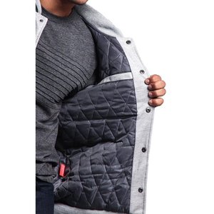 เสื้อแจ็กเก็ตแฟชั่นปกตั้งดีไซน์ของคุณเองสำหรับผู้ชายและผู้หญิงปรับแต่งได้ตามต้องการ - Product Image 2