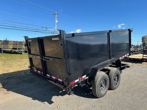14LX High Side Dump Trailer <b>7</b> <b>X</b> 14 <b>Frame</b> for Farm Tractor Featuring Gear Axle Tire & Motor New & Used - Product Image 4