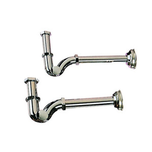 Sifone a S in Ottone Cromato Gr 1" - Product Image 2