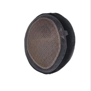 Perruque toupet Miraje Model Taz BD en cheveux humains Remy indiens avec une densité de 100%, vague profonde naturelle et vague corporelle, base en dentelle PU - Product Image 2