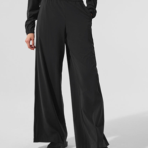Women <b>Wide</b> <b>Leg</b> Sweatpants Soft Design Suitable For Everyday Wear <b>Lounge</b> Fabric Loose Fit Casual <b>Pants</b> Lightweight Comfortable - Product Image 1