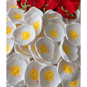 Posavasos de Flores de Rosa de Ganchillo de Lana Hechos a Mano, Diseño Clásico, Reutilizables, Gruesos, Regalo para el Día de la Madre, Hecho en Vietnam - Product Image 3