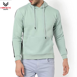 Meilleures ventes Sweats à capuche pour hommes surdimensionnés et légers avec logo personnalisable Techniques bouffantes teintes unies Dernier design Vêtements d'hiver solides - Product Image 4