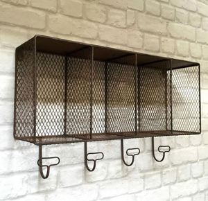 Étagère murale décorative tendance pour la décoration de la maison et la décoration murale avec revêtement en poudre noire - Product Image 2
