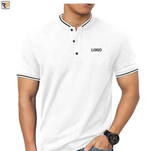 Golf Polo T Shirts Embroidered Logo Plain Short Sleeve Casual high quality streetwear <b>blank</b> T shirt 250 gsm heavy <b>weight</b> - Product Image 1