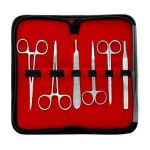 Kit de sutura Almohadilla de sutura de silicona para la piel con heridas precortadas para la práctica de cirugía Kit de sutura con instrumento médico para estudiantes de medicina - Product Image 6