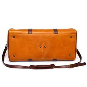 High Quality <b>Large</b> Capacity Nylon Duffle Bag Customized Logo Lightweight and Durable for Gym Sports Leather <b>Backpack</b> - Product Image 3