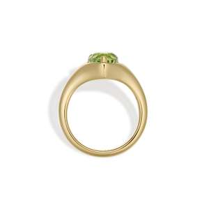 Bague en tourmaline verte taille poire - Bijou en pierre précieuse Lindgreen en forme de poire - Product Image 3