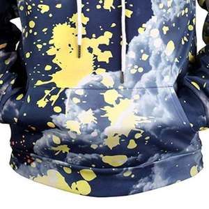 เสื้อฮู้ดพิมพ์ซับลิเมชันสำหรับผู้ชายผ้าฝ้าย Top-Quality100 % ผ้าใส่สบายระบายอากาศได้ดี - Product Image 4