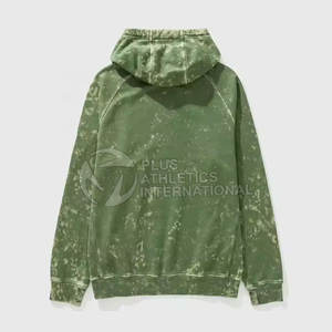 Sudaderas con capucha de lavado ácido de alta calidad para hombres, Sudadera con capucha de mezcla de algodón para uso en ropa de calle, sudaderas con capucha de lavado ácido para hombres - Product Image 2