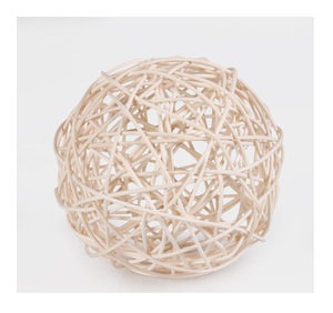 Natural Color Round Shaped Rattan Stick Ball <b>for</b> <b>Reed</b> <b>Diffuser</b> - Natural Home Decoration Rattan Ball - Product Image 1