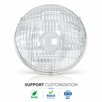 Nouvelles couvercles de phares en verre fusionné transparent moulé sous pression – Solutions d'éclairage fluorescent durables et économiques pour voitures