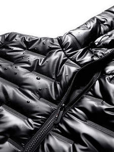 Chaqueta de Plumón Personalizada de Alta Calidad para Hombre, 100% Poliéster, Diseño Acolchado, Chaqueta Cortavientos con Capucha Desmontable para Invierno - Product Image 4