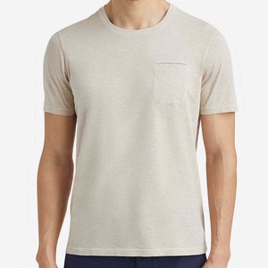 T-shirt léger à manches courtes de haute qualité, nouveau design, t-shirts décontractés de style uni pour hommes - Product Image 4