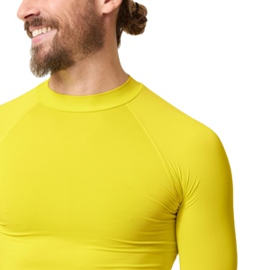 Camiseta de Surf para Hombre, Corte Ajustado, Manga Corta, Poliéster y Elastano, Protección UV, Secado Rápido, Transpirable, Protección contra Rozaduras, Ropa de Playa - Product Image 5