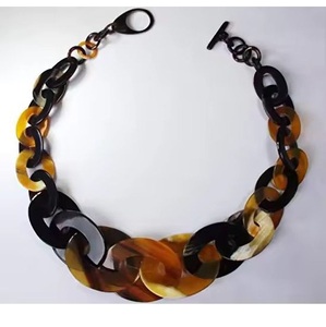Ox Horn <b>Necklace</b> Unique Handmade <b>Boho</b> Style Jewelry Best Quality Wholesale Price - Product Image 1