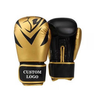 2023 Guantes de boxeo de cuero real de diseño personalizado profesional Equipo de entrenamiento de cuero barato - Product Image 3