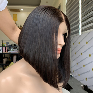 Extensions de cheveux humains vierges Remy vietnamiens Super Double Drawn, lisses et soyeux, à trame unique, lot de 100g, cheveux vietnamiens bruts, toutes couleurs - Product Image 1