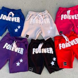 Custom 100% Cotton <b>Shorts</b> French Terry <b>Shorts</b> Drawstring <b>Men</b> Applique Distress Embroidery Patched <b>Shorts</b> <b>Men</b> Streetwear - Product Image 6