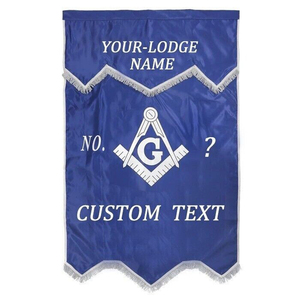 Antique Cincinnati Ohio Haggai Chapter No 10 RAM MASONIC BANNER - Product Image 4