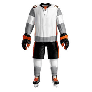 Uniformes de Hockey sobre Hielo Personalizados de Alta Calidad, Diseño Profesional, 100% Poliéster, Transpirable, Secado Rápido, MOQ Bajo de 10 Conjuntos para Tu Propio Equipo - Product Image 1