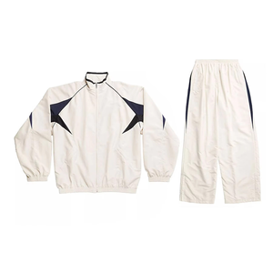Conjunto de traje cortavientos para hombre Activewear, chaqueta y pantalones con capucha impermeables, perfecto para correr, entrenamiento, servicios OEM ODM - Product Image 1