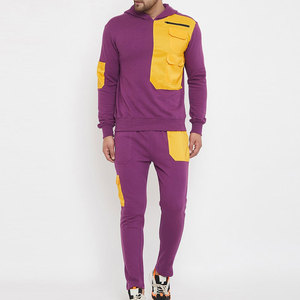 Latest Design Winter Men's <b>Tracksuit</b> Set Causal Long Sleeve Black Color <b>Plain</b> <b>Tracksuit</b> For Sale - Product Image 1