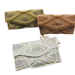 Broderie indienne ethnique pochette belle Jaipuri ethnique sacs d'école pour les filles nouvellement conçus femmes mode haute qualité em - Product Image 1
