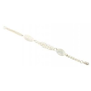 Bracelet chaîne de corps tendance en argent sterling 925 avec pierre brute - Product Image 3