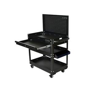 Wholesale Tool Storage Tool Cart 3-Tiers Stainless Steel Tool Cart OEM Supported to Mechanic <b>Garage</b> <b>Cabinet</b> With Wheels Industry - Product Image 1