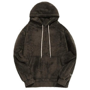 Sudadera con Capucha Lisa para Hombre, Sudadera con Capucha de Algodón Grueso, Impresión de Logotipo Personalizado, Ropa Casual de Invierno - Product Image 5