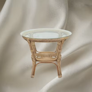 Table basse en rotin Cordella élégante et confortable pour meubles de maison d'Indonésie - Product Image 1