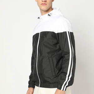 Nouvelle Veste Coupe-Vent Homme Couleur Unie à Capuche Amovible Prix Bas Logo Personnalisé Imprimé Veste Anorak Homme - Product Image 2