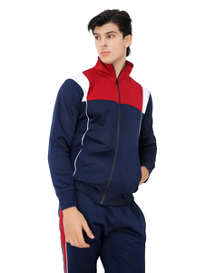 Men's Stylish Gradient Pattern Full Sleeve Hoodie Tracksuit Set Comfortable <b>Slim</b> <b>Fit</b> <b>Jogger</b> Pants Zipper Closure - Product Image 4