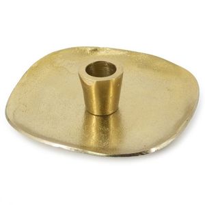 Porte-bougie en fer forgé à la main avec poignée, style ancien de forgeron, support conique |   Chandelier en métal en spirale rustique - Product Image 6