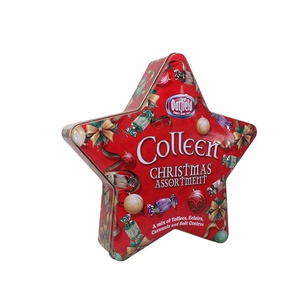 Caja de Hojalata con Forma de Estrella, Personalizable con Logotipo, Apta para Alimentos, para Empacar Galletas, Dulces y Regalos - Product Image 6