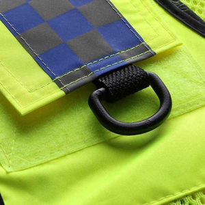 เสื้อกั๊กป้องกันการก่อสร้างแบบกำหนดเองมองเห็นได้สูงป้องกันระบายอากาศได้ดีชุดทำงานมีกระเป๋าขนาดใหญ่สะท้อนแสง - Product Image 6