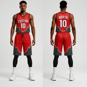 Uniformes de Baloncesto Personalizados con Sublimación Completa, Camisetas y Pantalones Cortos Transpirables de Primera Calidad que Absorben la Humedad para Equipos - Product Image 6