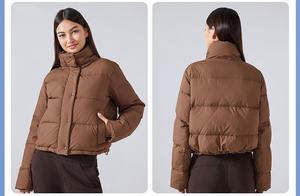 Chaquetas Acolchadas de Plumón de Pato de Alta Calidad para Mujer, Chaquetas de Burbuja Cálidas de Invierno, Impermeables, con Capucha, a la Moda - Product Image 5