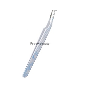 Pince à cils en acier inoxydable de couleur rose personnalisée de haute qualité ensemble d'outils d'application avec emballage personnalisé de qualité supérieure - Product Image 3