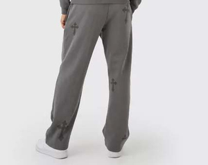 Survêtement personnalisé délavé à l'acide pour hommes Jogging Survêtement à capuche et pantalon de survêtement Grande taille Hiver Adulte Survêtement à impression personnalisée - Product Image 5
