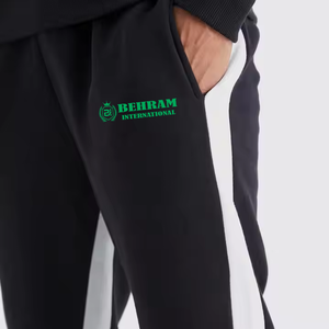 Top quality Sweatpants <b>Joggers</b> Autumn Wear <b>Plain</b> Cotton Flared Pants Embroidery Man's Baggy Casual Wide Leg Jogging - Product Image 2