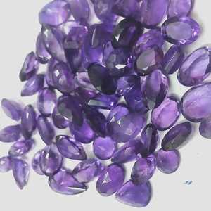 Améthyste violette taille naturelle taille libre en gros pierres précieuses en vrac pour collier bijoux livraison gratuite - Product Image 1