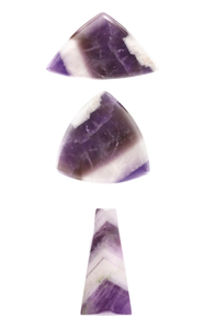 Chất lượng cao tự nhiên Chevron thạch anh tím lỏng đá quý Cabochon Pear <span class=keywords><strong>Octagon</strong></span> hình dạng tùy chỉnh kích thước đối với trang sức làm AAA Màu - Product Image 5