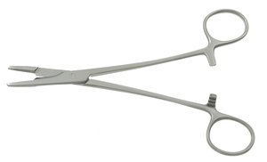 Portaagujas manual de acero inoxidable Olsen Hegar, juego dental, instrumentos quirúrgicos - Product Image 5