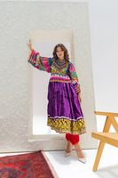 Vestido Afgano Kuchi para Mujer, para Bodas y Fiestas, de Georgette y Seda, Corte Ajustado, Tallas y Colores Personalizados, Elegante, Musulmán, OEM